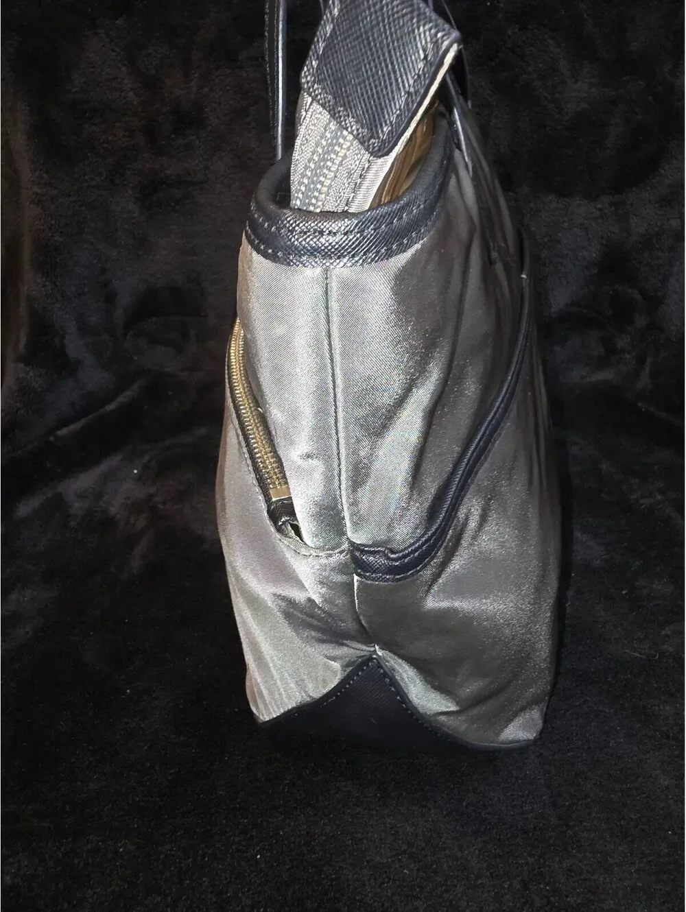 88. Michael Kors Gray Graphite Nylon Kempton Tote